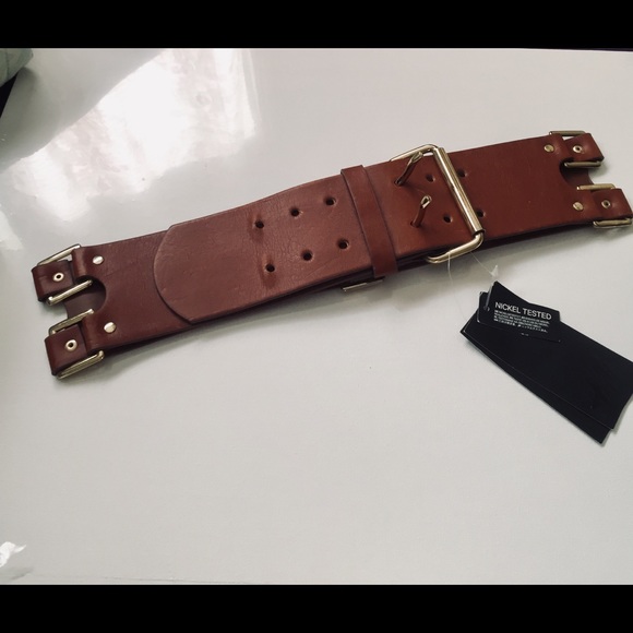 H&M Women’s Faux Leather Belt. Size M - Picture 4 of 7